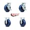 Service Caster Tool Box Caster Wheel Set 6'' Solid Polyurethane Swivel Casters, 4PK TOOL-SCC-30CS620-SPUB-TLB-2-R-2 - alternate 3